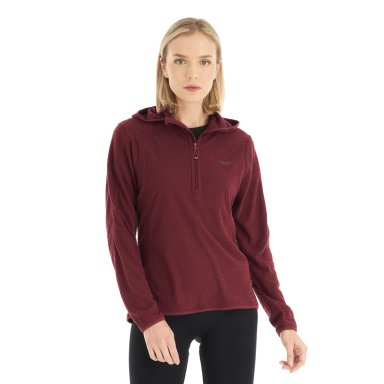 POLERON MUJER JACARANDA NANO-F 14 ZIP HOODY FRAMBUESA LIPPI - 2