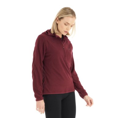 POLERON MUJER JACARANDA NANO-F 14 ZIP HOODY FRAMBUESA LIPPI - 3