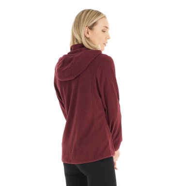 POLERON MUJER JACARANDA NANO-F 14 ZIP HOODY FRAMBUESA LIPPI - 5
