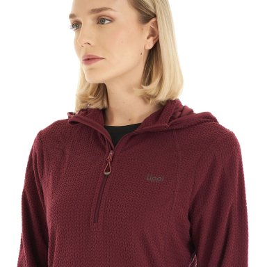 POLERON MUJER JACARANDA NANO-F 14 ZIP HOODY FRAMBUESA LIPPI - 8