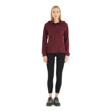 POLERON MUJER JACARANDA NANO-F 14 ZIP HOODY FRAMBUESA LIPPI - 9