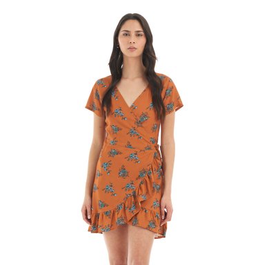 VESTIDO MUJER AFLORA DAMASCO PRINT HAKA HONU - 2