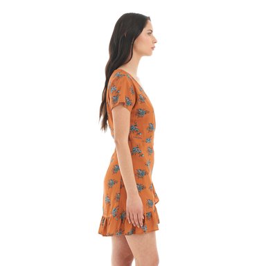 VESTIDO MUJER AFLORA DAMASCO PRINT HAKA HONU - 4