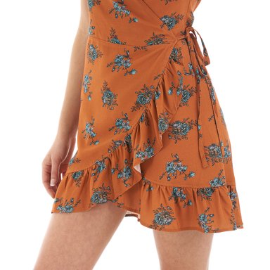 VESTIDO MUJER AFLORA DAMASCO PRINT HAKA HONU - 7
