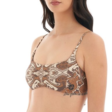 TRAJE DE BAÑO MUJER SIRENA PRINT BEIGE HAKA HONU - 7