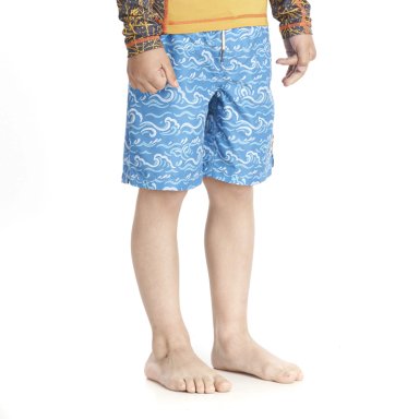 TRAJE DE BAÑO NIÑO AQUA SWIMWEAR PRINT TURQUESA LIPPI - 3