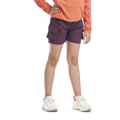 SHORT NIÑA MINI JUST-GO Q-DRY CARGO SHORTS VINO LIPPI - 3
