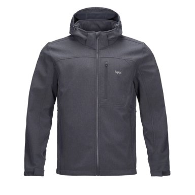 CHAQUETA HOMBRE MACAYA SOFTSHELL HOODY JACKET MELANGE AZUL LIPPI - 1