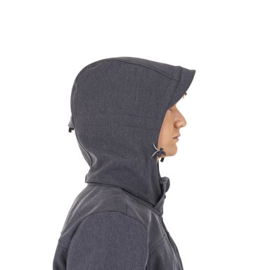 CHAQUETA HOMBRE MACAYA SOFTSHELL HOODY JACKET MELANGE AZUL LIPPI - 8