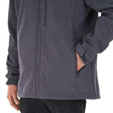 CHAQUETA HOMBRE MACAYA SOFTSHELL HOODY JACKET MELANGE AZUL LIPPI - 9