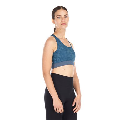 PETO MUJER IN-MOTION CROSSBACK BRA MELANGE CELESTE LIPPI - 3