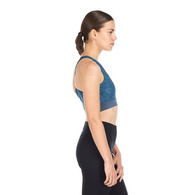PETO MUJER IN-MOTION CROSSBACK BRA MELANGE CELESTE LIPPI - 4