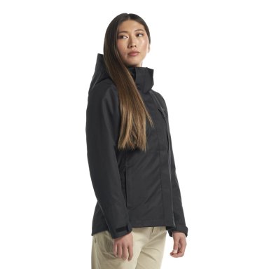 CHAQUETA MUJER TRES CRUCES FUSION-3 HOODY JACKET NEGRO / NEGRO LIPPI V22 - 3