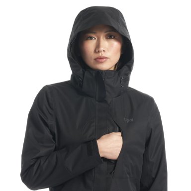 CHAQUETA MUJER TRES CRUCES FUSION-3 HOODY JACKET NEGRO / NEGRO LIPPI V22 - 7