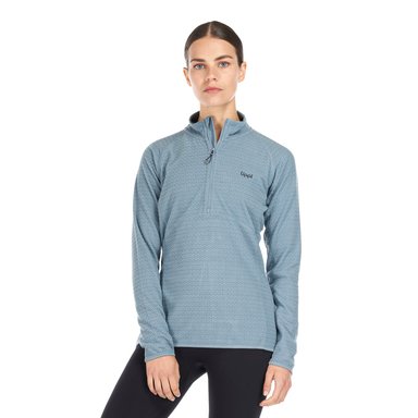 POLERON MUJER JACARANDA NANO-F 1/4 ZIP CELESTE LIPPI - 2
