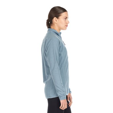 POLERON MUJER JACARANDA NANO-F 1/4 ZIP CELESTE LIPPI - 4