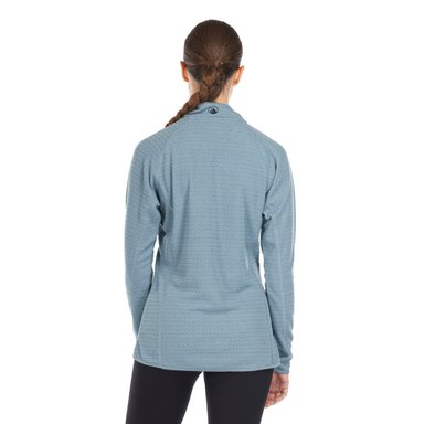 POLERON MUJER JACARANDA NANO-F 1/4 ZIP CELESTE LIPPI - 6