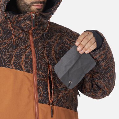 CHAQUETA HOMBRE YETI PRINT TERRACOTA HAKA HONU - 5