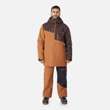 CHAQUETA HOMBRE YETI PRINT TERRACOTA HAKA HONU - 8