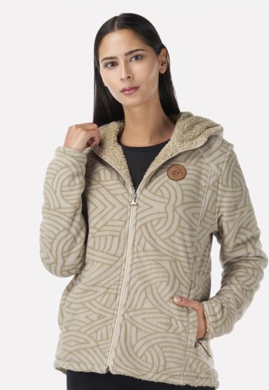 CHAQUETA MUJER BI-POLAR CRUDO HAKA HONU I22 - 5