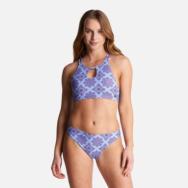 TRAJE DE BAÑO MUJER HAKA HONU FONDO DE BIKINI FULL PRINT LILA - 2