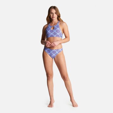 TRAJE DE BAÑO MUJER HAKA HONU FONDO DE BIKINI FULL PRINT LILA - 8