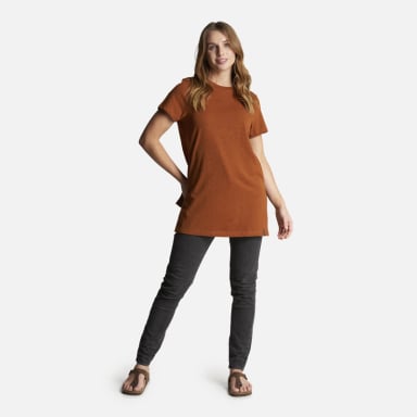 POLERA MUJER NATURAL TERRACOTA HAKA HONU - 7