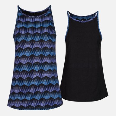 POLERA MUJER BI-CURIOSA PRINT NEGRO HAKA HONU - 1