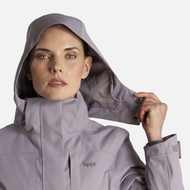 CHAQUETA MUJER TRES CRUCES FUSION-3 HOODY JACKET MALVA/GRIS MEDIO LIPPI - 5