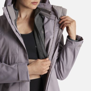 CHAQUETA MUJER TRES CRUCES FUSION-3 HOODY JACKET MALVA/GRIS MEDIO LIPPI - 9