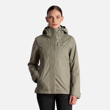CHAQUETA MUJER TRES CRUCES FUSION-3 HOODY JACKET LAUREL/VERDE BOTELLA LIPPI - 2