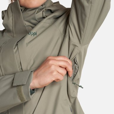 CHAQUETA MUJER TRES CRUCES FUSION-3 HOODY JACKET LAUREL/VERDE BOTELLA LIPPI - 9
