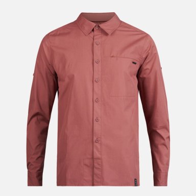 CAMISA HOMBRE ALLOY LONG SLEEVE SHIRT MELANGE TERRACOTA LIPPI - 1