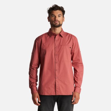CAMISA HOMBRE ALLOY LONG SLEEVE SHIRT MELANGE TERRACOTA LIPPI - 2