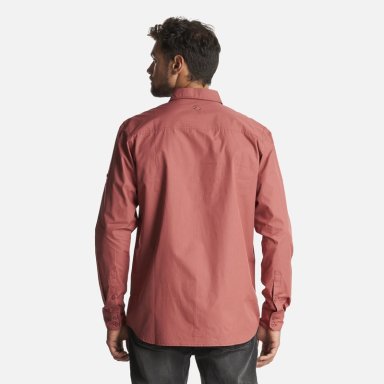 CAMISA HOMBRE ALLOY LONG SLEEVE SHIRT MELANGE TERRACOTA LIPPI - 5