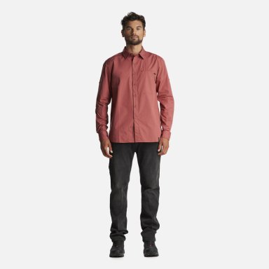 CAMISA HOMBRE ALLOY LONG SLEEVE SHIRT MELANGE TERRACOTA LIPPI - 8