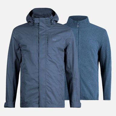 CHAQUETA HOMBRE TRES CRUCES FUSION-3 HOODY JACKET AZUL NOCHE LIPPI - 1