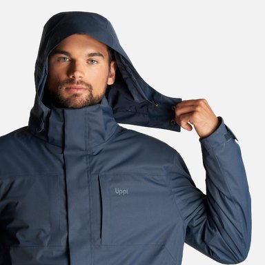 CHAQUETA HOMBRE TRES CRUCES FUSION-3 HOODY JACKET AZUL NOCHE LIPPI - 7