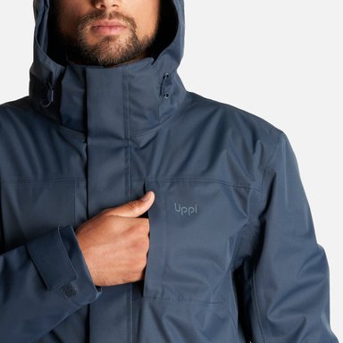 CHAQUETA HOMBRE TRES CRUCES FUSION-3 HOODY JACKET AZUL NOCHE LIPPI - 8