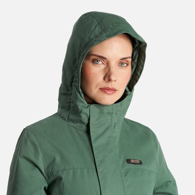 CHAQUETA MUJER PEUMO CANVAS HOODY JACKET VERDE BOTELLA LIPPI - 5