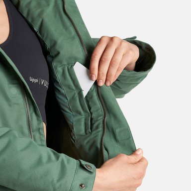 CHAQUETA MUJER PEUMO CANVAS HOODY JACKET VERDE BOTELLA LIPPI - 6