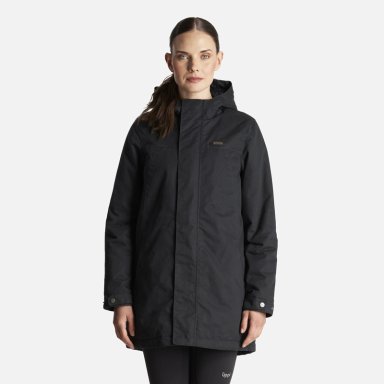 CHAQUETA MUJER PEUMO CANVAS HOODY JACKET NEGRO LIPPI - 1