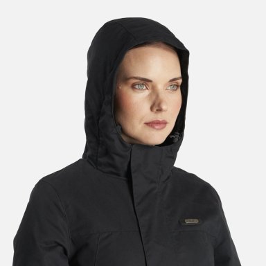 CHAQUETA MUJER PEUMO CANVAS HOODY JACKET NEGRO LIPPI - 5
