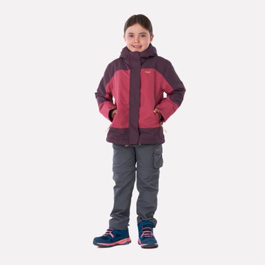 CHAQUETA NIÑA LIPPI ROSA ANDES SNOW B-DRY HOODY JACKET OSCURO - 5
