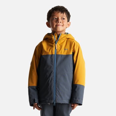 CHAQUETA NIÑO SIERRA NEVADA B-DRY STEAM-PRO HOODY JACKET AZUL NOCHE/MOSTAZA LIPPI - 2
