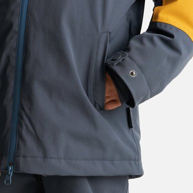 CHAQUETA NIÑO SIERRA NEVADA B-DRY STEAM-PRO HOODY JACKET AZUL NOCHE/MOSTAZA LIPPI - 5