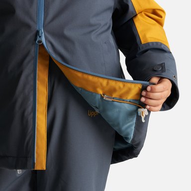 CHAQUETA NIÑO SIERRA NEVADA B-DRY STEAM-PRO HOODY JACKET AZUL NOCHE/MOSTAZA LIPPI - 6
