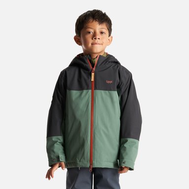 CHAQUETA NIÑO LIPPI VERDE SIERRA NEVADA B-DRY STEAM-PRO HOODY JACKET BOTELLA/NEGRO - 2