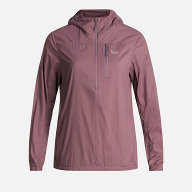 CHAQUETA MUJER  SPRY WINDBREAKER 14 ZIP HOODY JACKET MORADO LIPPI - 1