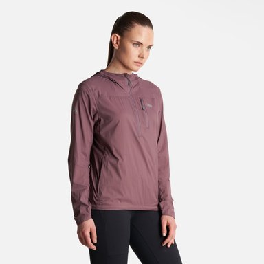 CHAQUETA MUJER  SPRY WINDBREAKER 14 ZIP HOODY JACKET MORADO LIPPI - 3